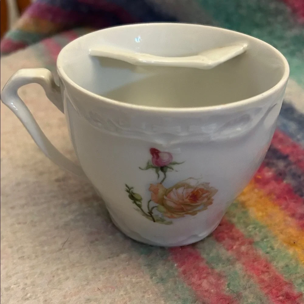 Moustache tea cup Three Crown China Germany